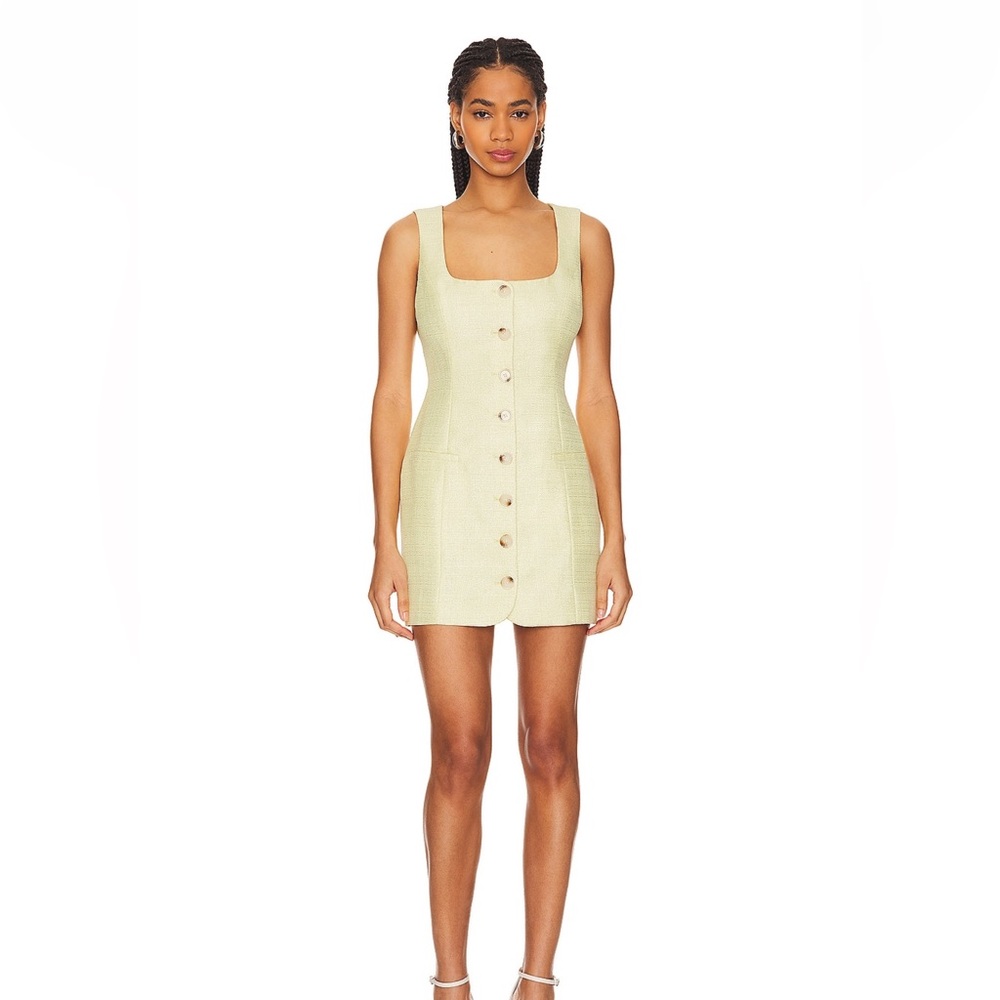 Line & Dot Lemon Mini Dress Size Small